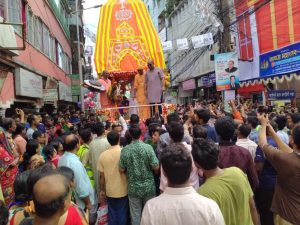 ময়মনসিংহে শ্রীশ্রী জগন্নাথ দেবের উল্টো রথযাত্রা